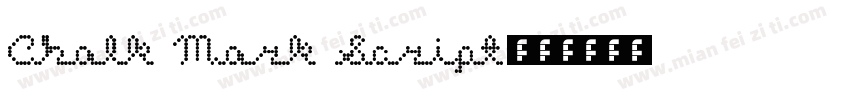 Chalk Mark Script字体转换